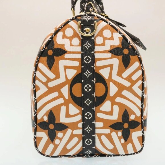 LOUIS VUITTON LV Crafty Keepall Bandouliere 45 Boston Caramel M45473 Auth 29194S - Picture 4 of 16